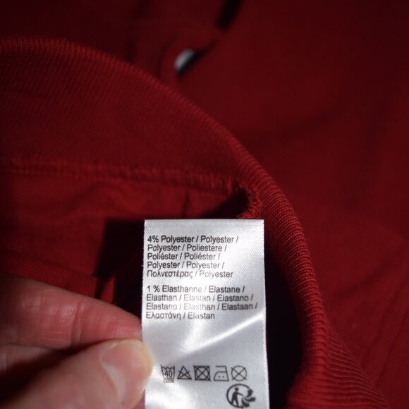 Lacoste Red Quarter Zip - Picture 9 of 9